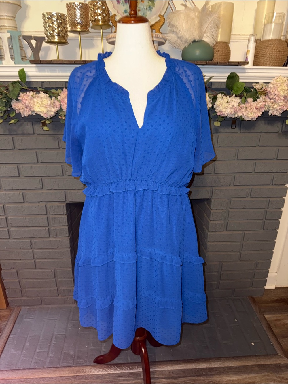 Cobalt Blue Tiered Dreas